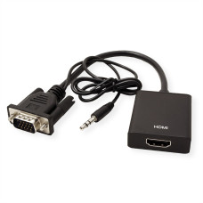 Adaptador hdmi VGA to HDMI + Audio 